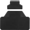 Qiilu Imbottitura Posteriore per Bagagliaio Moto in Gomma Tronco Schienale Passeggero Moto Schienale per Bauletto Moto Scooter Motocross Paraschiena Moto Cuscino Moto per F800GS per R1200GS (Nero)