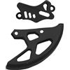 QIUYMGFG Copertura di protezione del disco freno posteriore per moto Honda CR CRF 125R 250R 250X 450X 250RX 450RX 450L 2002-2022 Protezione disco freno posteriore Protector de dis(F)