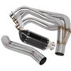 Itonash di Scarico delle Prestazioni, Acciaio Inossidabile Completo Leggero per le Corse MT per MT-09/FZ-09 XSR 900 2014-2020 con Testate Idroformate e Mid-pipe per un Migliore Flusso