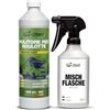 bio-chem Detergente per roulotte 1L + flacone miscelatore | Manutenzione dei veicoli da campeggio - Case mobili, verande, camper - Pulizia delle superfici esterne