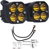 Yuecoom Fendinebbia da guida da 3 pollici 40W 6000K Faretto LED giallo universale per moto fuoristrada UTV 10V-30V