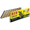 D.I.D Catena 520Dz2 (Gold & Black) - Lunghezza: 120 Maglie con Giunto a Clip (RJ)