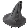 GENERICO Cuffia in Similpelle con Ghiera per Leva Cambio Compatibile con Auto Fiat Panda 2003-2011 Grigia