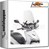 MOTOTOPGUN kappa 7057ak + a7057ak parabrezza clear compatibile con sym hd 300 2019 2020 2021 2022 2023 mototopgun