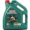 Castrol 58635 SAE 10W-40 A3 / B4, Motor Oil Magnatec, 5 L