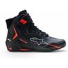 Alpinestars Faster 4 Drystar scarpe da moto impermeabili, nero/rosso, 10.5 (43.5)