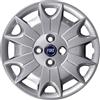 Rixto Kit di 4 copricerchi adattabili - per FIAT PANDA 4X4 2004 (LOGO BLU) - diametro 14 - non originali