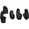 XEBRAD 4 pezzi pannello porta auto bracciolo rivestimento in pelle microfibra nero/beige, for VW, for Touran, 2006 2007 2008 2009 2010 2011 2012 2013 2014 2015 Imbottitura del bracciolo in pelle(4xDoo