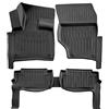 J&J AUTOMOTIVE SCOUTT Tappetini Auto in Gomma Su Misura per Audi Q7 4L 2005-2015, Set da 5 Pezzi, Tappeti 3D Design con Bordo Alto, Inodore, Qualità Premium