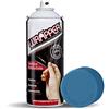 4R Quattroerre.it 16430 Wrapper Spray Blu Fluo Opaco | Vernice Removibile per Carrozzeria | Pellicola Spray Protettiva UV e Anti-Graffio | Wrapping Liquido Made in Italy
