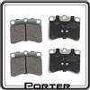 GSC RICAMBI SRL KIT PASTICCHE FRENO COMPATIBILI CON PIAGGIO PORTER 1000, 1300 16V FINO AL 2009, 1200 1400 DIESEL - 4 PASTICCHE FRENO IN CERAMICA, SEMI-METALLICO, ORGANICO