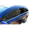 J&J AUTOMOTIVE HEKO Deflettori per Opel Astra H Wagon 2007-2014, 4 pezzi | 4 deflettori HEKO per Opel Astra H Wagon, PMMA 3 mm, fumé, canale del finestrino.