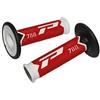 Progrip Rivestimento impugnatura progrip Off Road 788 Tripla densità Base Bianco-Rosso-Nero 115 mm (Pare) (Cross-MX)
