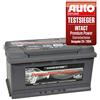 intAct Batteria di avviamento Premium 12V 100Ah 900A - Batteria per auto con 30% in più di potenza di avviamento e tecnologia di ricarica rapida - a prova di perdite e senza manutenzione - Dimensioni