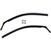 J&J AUTOMOTIVE Deflettori d'Aria per Audi A3 8P 3-Porte 2003-2012, Set da 2 Pezzi, Nero Fumé Oscurato Heko
