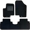 OFFICINE MILANO IL TUO STILE IN AUTO. 3 Tappetini per Kia VENGA dal 2010 in Moquette Nero Su Misura per OFFICINEMILANO. 2 Anteriori+1 Posteriore. Sistema di Fissaggio Compatibile con l'Originale. Fondo antiscivolo