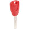 Generic SIKUAI - Chiave duplicata per moto non tagliata, non tagliata, per Ducati XDiavel 1260 1260S Multistrada 950S/1260S/1260 S, chiave in metallo con parte superiore in ABS, colore rosso