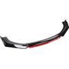 GTEVDK Spoiler Anteriore per Audi TT 2 Seats MK2 2007-2014,Paraurti Auto Labbro Carrozzeria Kit Bumper Canard Lip Splitter Esterni Accessori,A1-Red