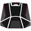 AZgraphishop ADESIVO SPOILER SOTTO CHIAVE COMPATIBILE CON HONDA ADV 350 ADV-001 (Rosso)