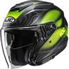 HJC, Casco Moto Jet I31 DEPE Black/Yellow MC3HSF, XL