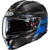 HJC, Casco Moto Modulare RPHA 91 CARBON ELIG Blue Carbon MC2, M