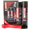 Motul - Kit con lubrificante/detergente per la pulizia della catena + spazzola, per moto da fuoristrada