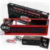 B&S Kit Filtro Aria Sportivo Aspirazione Rigenerabile Lavabile FB359/20 con Profumatore Interni