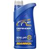 MANNOL Olio motore Defender 10W-40 1 L Compatibilità con VW Polo Hatchback 6R1, 6C1 Golf IV Hatchback 1J1 Golf VII Hatchback 5G1, BQ1, BE1, BE2 GOLF VI 5K1 Golf V Hatchback 1K1 POLO 9N