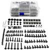 NFNVEKESD Viti per Moto carrozzeria per Gilera per Nexus 125 250 300 500 200 IE E3 per Runner 125 200 2T 4T Moto 6MM 5MM Parabrezza Corpo Carenatura Bulloni Viti Dadi(Black)