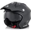 Acerbis 0022569.091.064 Jet Aria Casco, colore Negro, taglia M (57-58 cm)