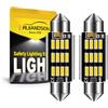 Ruiandsion - Confezione da 2 lampadine LED Festoon da 39 mm 10-30V Estremamente luminose 6411 DE3425 DE3423 per auto e camion - Lampadine Canbus senza errore per illuminazione interna, plafoniera