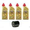 Digital Moto KIT TAGLIANDO 4 OLIO CASTROL 10W40 POWER 1 + FILTRO OLIO YAMAHA FJR 1300