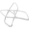 REOKIP Per A4 B9 A5 2020 2021 Tubi Di Scarico Auto Decorazione Cornice In Acciaio Inox Coda Gola Tubo Modificato Copertura Trim(Argento)