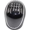 LEZFXDOX pomelli Per Ford Per Fiesta ST 2012-2017 Pomello del cambio manuale a 6 marce Pomello del cambio per auto copri cambio auto