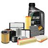 Saber Kit tagliando auto, kit quattro filtri e 4 litri olio motore Selenia WR 5W40 (KF0001/fo)
