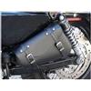 Generico Borsa Laterale in Pelle Nera per Harley Davidson Sportster XL 883 1200 48 72 Nightster Iron Custom Low SuperLow Roadster Forty Eight - Porta Attrezzi Chiavi Documenti per Telaio Triangolare Lato Sinis