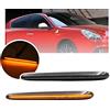 NSLUMO Indicatore laterale LED Indicatore di direzione laterale Ambra Luce di direzione frecce compatibile con Alfa Ro.meo Giulietta Hatchback tipo 940 Juliet (lente fumogena)
