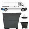 Generico MODANATURA PARAFANGO POSTERIORE DESTRA COMPATIBILE CON FIAT DUCATO BOXER JUMPER 2002, Plastica Bianca, Fianco, Verniciata