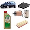 OP Kit tagliando 4 filtri + 5L olio Edge 5W-30 LL per Volkswagen Golf 5 V 1.9 TDI,BLS/BXE/BKC