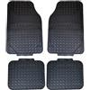 OWIJI Tappetini Auto Gomma Universali Set 4 Pezzi Antiscivolo Fantasia Nido Api Abitacolo Sagomabili PVC Plastica Impermeabile Ritagliabile Adattabile