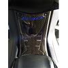 labelbike - Adesivo 3D Moto Scooter Pedana Protezione e Decorazione in Resina compatibile con Yamaha TMAX 530 2017-2019 - Carbonio Blu Metal