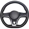 MEWANT Coprivolante Su Misura da Cucire per Nissan Qashqai | Nissan Qashqai 17-20/X-Trail 18-20/Leaf 18-20/Juke 19-20/Micra 17-20/Serena 17-20/Altima 18-20/Qashqai Accessori/volante