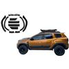 mabi automotive parts Kit corpo modanatura parafango e porta in ABS, 12 pezzi, modello fuoristrada, 2018-2023 per Dacia Duster/modello piatto