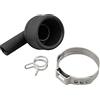NICECNC Connettore serbatoio olio angolare nero compatibile con Husqvarna TE 150/250/300 2023 TX300i TE150i/TE250i/TE300i acciaio inossidabile 304 2020-2022 Compatibile con GasGas 250-300 EX/EC 21-23