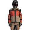 Alpinestars Andes V4 Drystar impermeabile Giacca tessile moto, marrone/arancione, 3XL