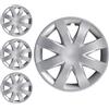W-Parts SERIE 4 BORCHIE - 4 COPRICERCHI COPPE RUOTA 15 PER RENAULT CLIO DAL 2005 in poi