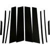 JOVERI 10 pezzi rivestimento adesivo colonna BC, per Toyota, per RAV4 2019-2020, pali pilastro lucidi stile cromato Trim montanti porta e finestra