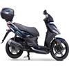 Generico Kit adesivi Compatibili con KYMCO AGILITY 125 decal grafica completa carene laterali ruote cerchi scegli colore -KIT B- Cod. 2056 (090 Argento)