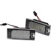 Car Passion Kit luci led targa compatibile con Fiat 500X posteriori canbus NO ERRORE 18 SMD 6000K luce bianco ghiaccio placchetta lampada ricambio (Fiat 500X)