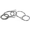 Generico KIT TRASMISSIONE CAVI GAS CAMBIO FRIZIONE FRENO IN TEFLON COMPATIBILE CON PIAGGIO VESPA PX GL SPRINT SUPER TS 125 150 200 7 CAVI